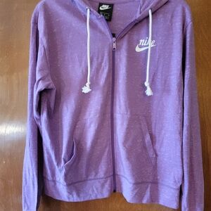 Women NWT Nike Purple Zip-Up Hoodie
